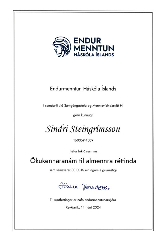 Sindri Steingrímsson